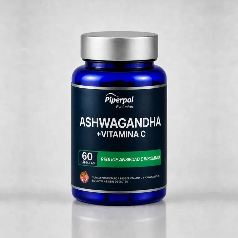 Ashwagandha + Vitamina C · cápsulas x 60
