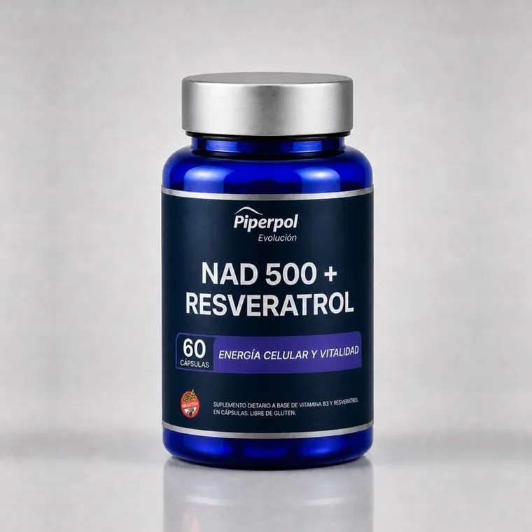 NAD 500 + Resveratrol · cápsulas x 60