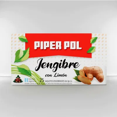 Jengibre con Limón · saquitos x 25