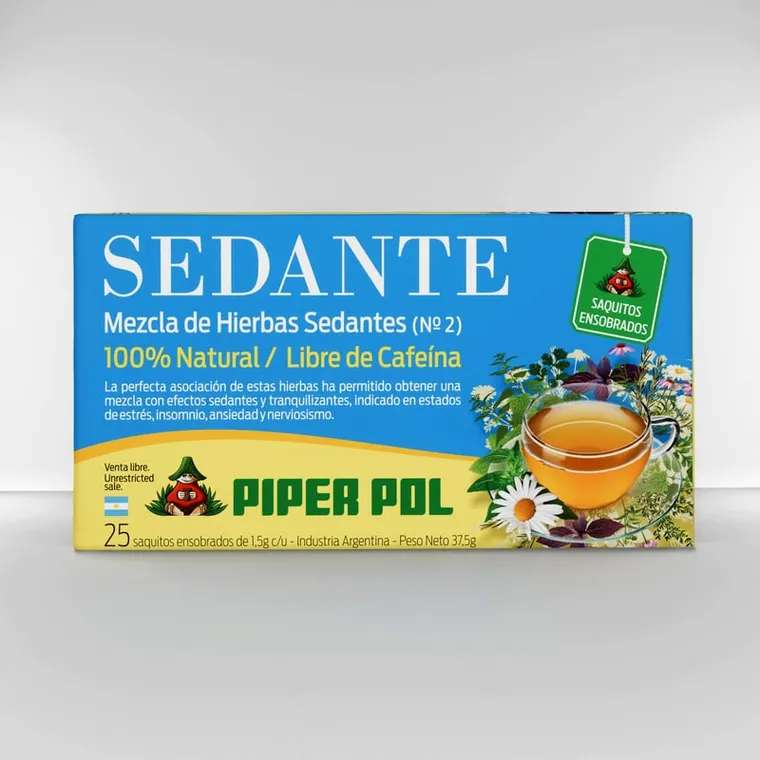 Tisana Nº 2 Sedante Nervioso · saquitos x 25