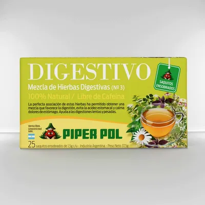 Tisana Nº 3 Digestivo · saquitos x 25