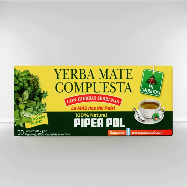 Yerba Compuesta · saquitos x 50